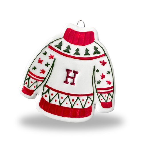 Pull de Noël moche - Atelier peinture